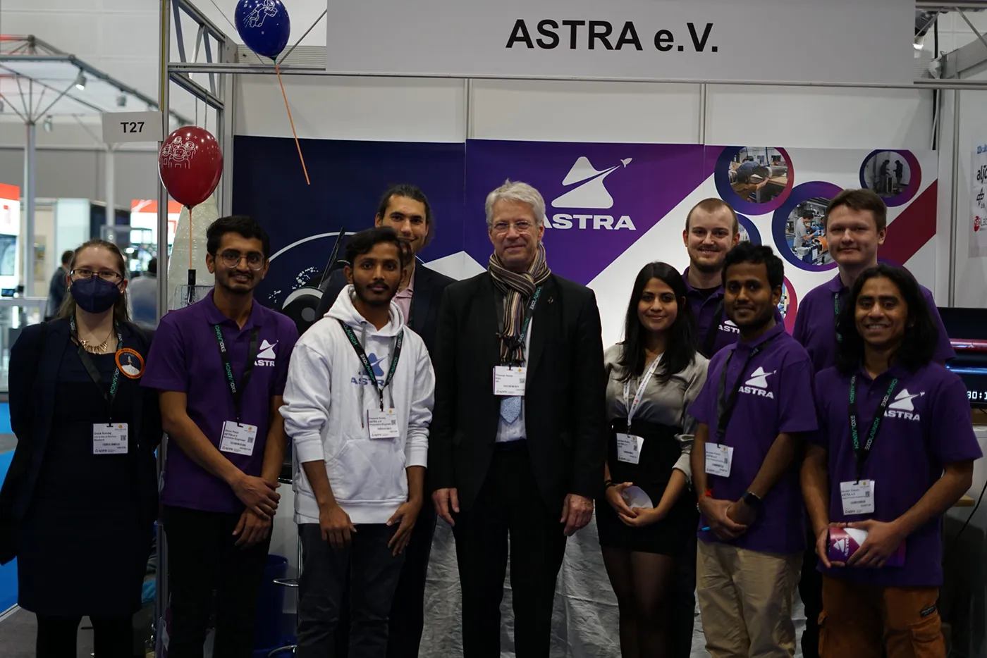 This is the second time we exhibit at the Space Tech Expo